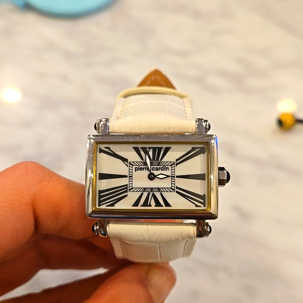 Pierre Cardin watch with leather straps